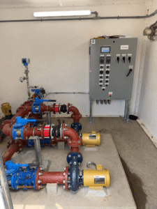 packaged pump station with remote monitoring at a hyperscale data center in Pennsylvania