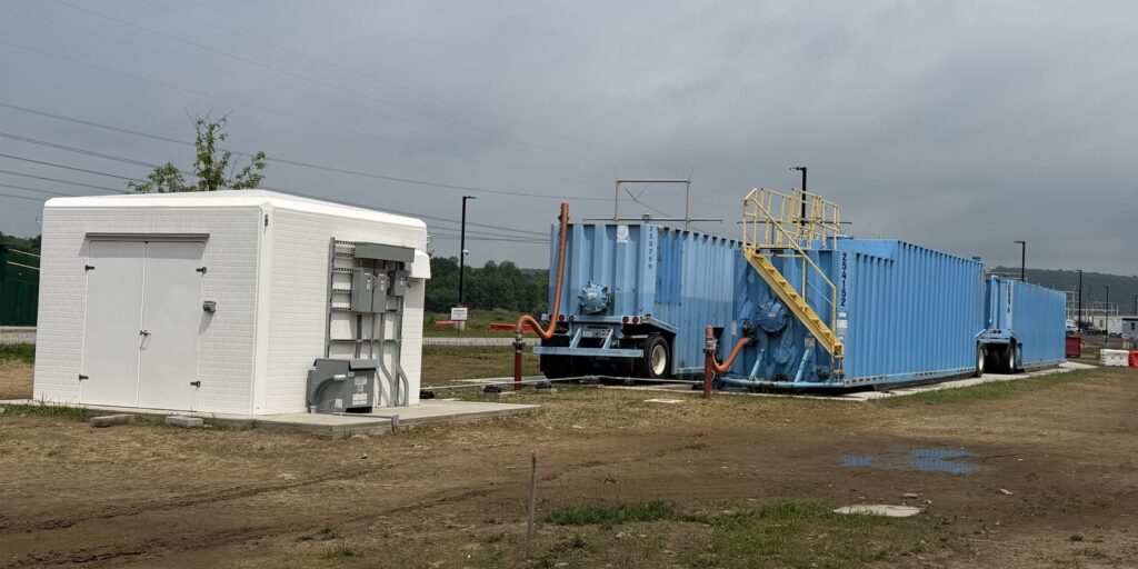 remotely monitored data center wastewater pump station