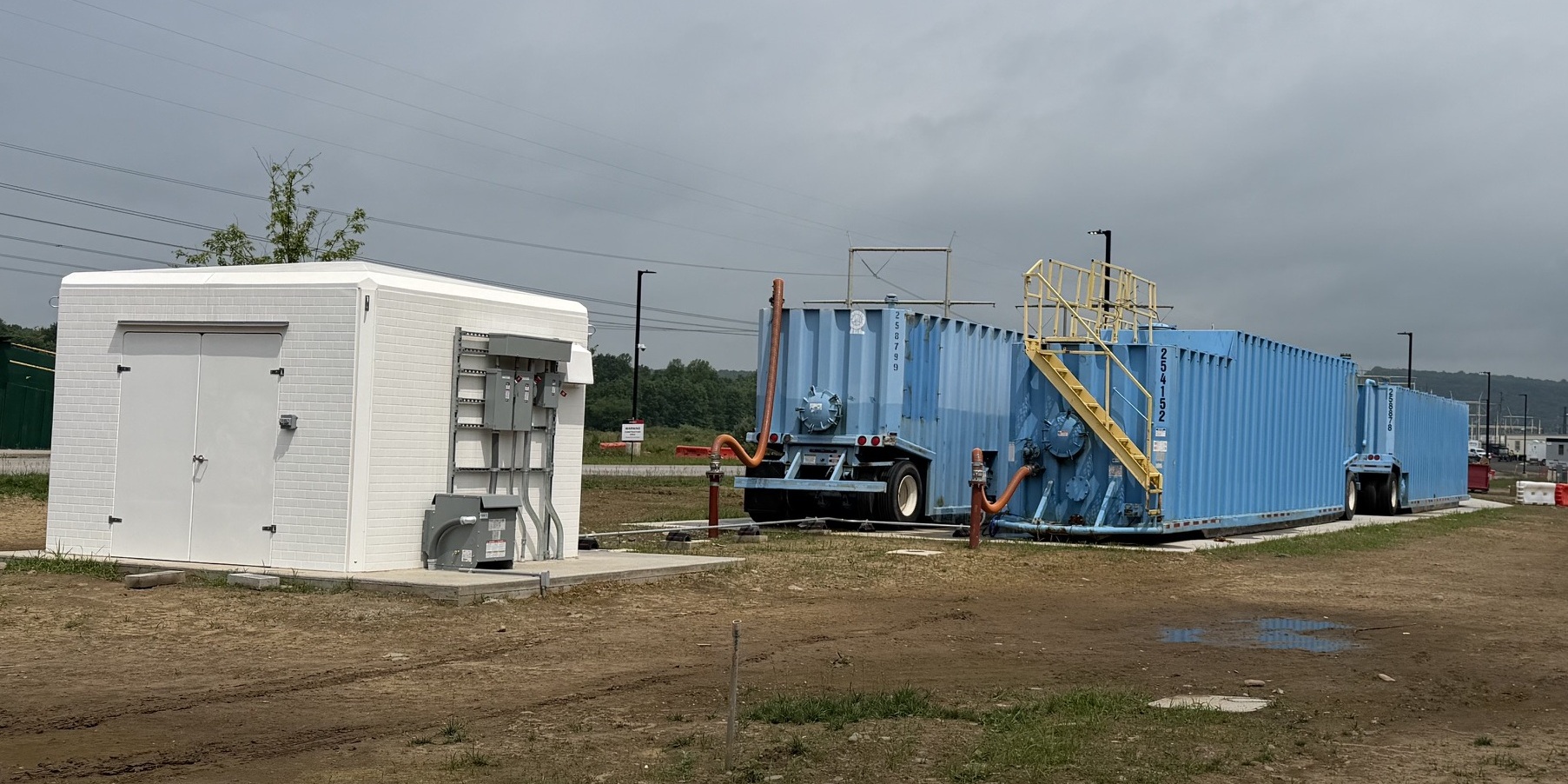 remotely monitored data center wastewater pump station
